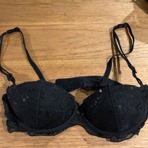 34A Extreme push-up balconette lingerie bra